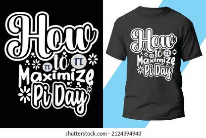 Pi Day T-shirt Design, Printable Sublimation Design