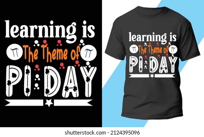 Pi Day T-shirt Design, Printable Sublimation Design