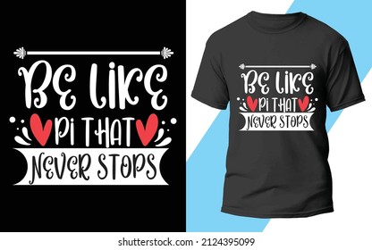 Diseño de camisetas Pi Day, diseño de sublimación imprimible