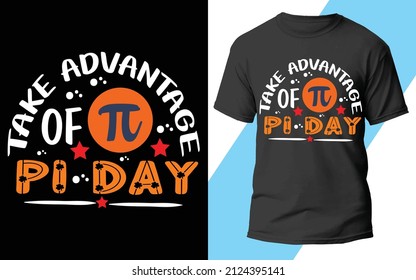 Pi Day T-shirt Design, Printable Sublimation Design