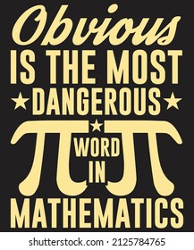Pi Day T-shirt Design Vector