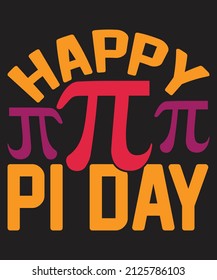 Pi Day T-Shirt-Design-Vektorgrafik
