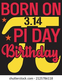 Vector de diseño de camisetas Pi Day