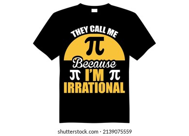 pi day t-shirt design vector