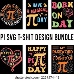 Pi day T-shirt Graphic and Merchandise Design