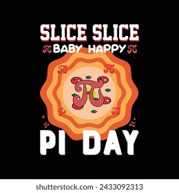 pi day Typography t-shirt design