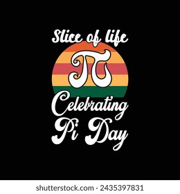 pi day Typography t-shirt design