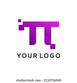 Pi Digital Logo, Vektorgrafiken-Designs