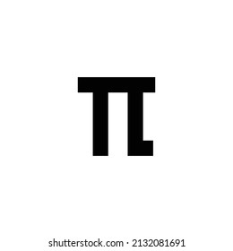 Pi icon. Pi sign, Maths Pi symbol vector