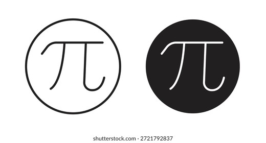 Pi-Symbol für Ihr Website-Design, Logo, App, UI. EPS10