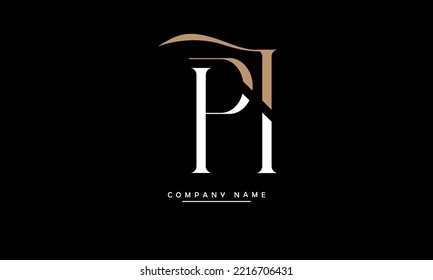 Monogramm für abstrakte IP-Logos