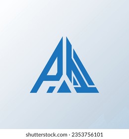 PI letter logo creative design. PI unique design.
