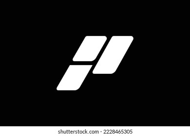 Pi Letter Logo Design Template