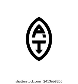 PI line geometric monogram with high quality professional design that will print well