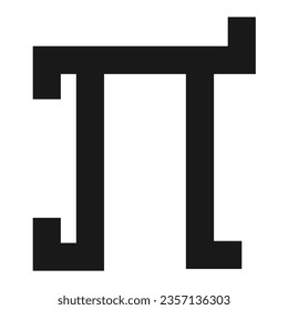 diseño de ilustración vectorial de icono matemático