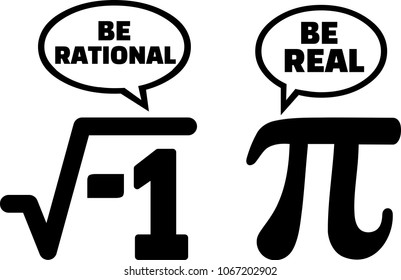 Pi math nerd comic be rational and be real