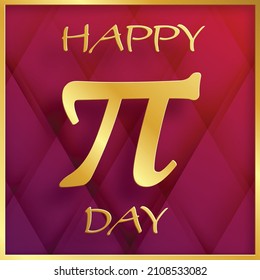 Concepto de logotipo de monograma PI para el feliz Día PI sobre fondo de color. Diseño de iconos PI Diseño de iconos de letras profesionales 