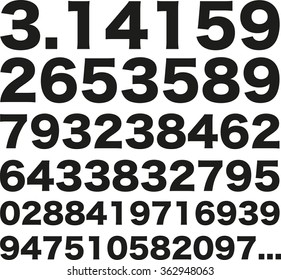 Pi number 3.141592653589