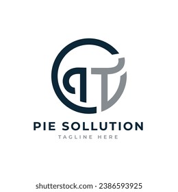 Pi sign logo creative design concept for business and corporate use