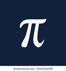 Pi sign or symbol Illustration