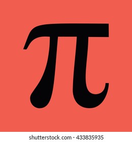 Pi sign vector icon