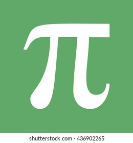 Pi sign vector icon