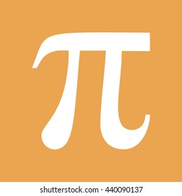 Pi sign vector icon