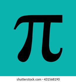 Pi symbol black