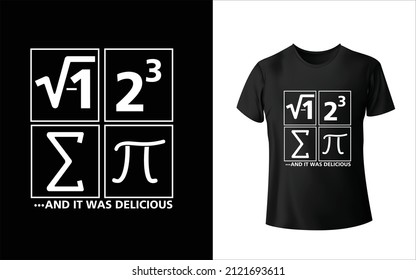 Pi-T-Shirt-Design.Einzigartiges und farbenfrohes T-Shirt-Design, Pi-T-Shirt-Design