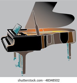 26 Gray piano solo Images, Stock Photos & Vectors | Shutterstock