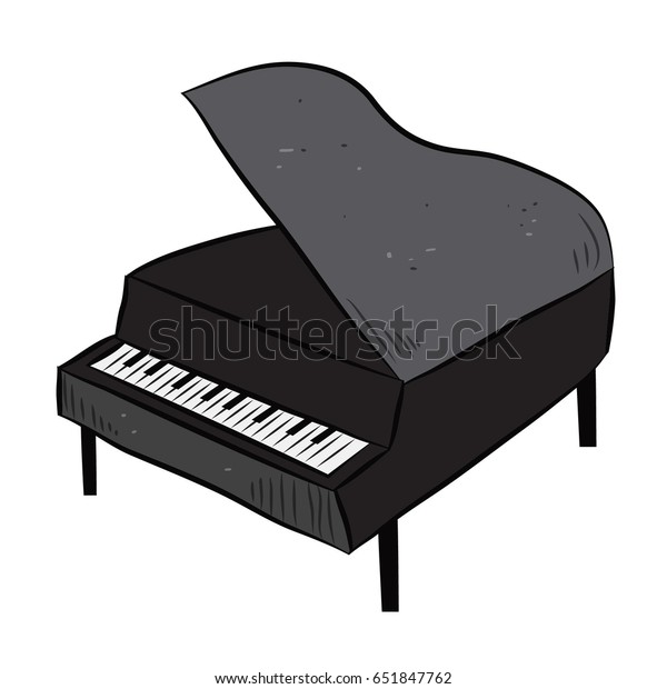 Piano Stock Vector (Royalty Free) 651847762