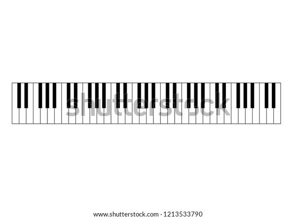 Piano Chords Piano Key Notes Chart Stock Vector (Royalty Free) 1213533790