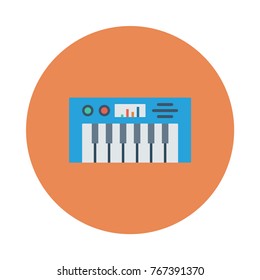 piano circle flat 