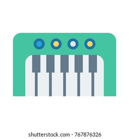 piano circle flat 