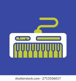 Icono gráfico de Vector creativo de piano