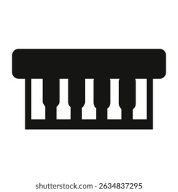 piano design icon vecktor ilustration