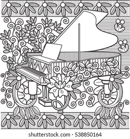 Piano Doodle Art