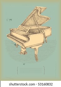 Piano Drawing