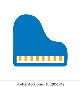 piano flat icon
