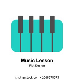 piano flat icon