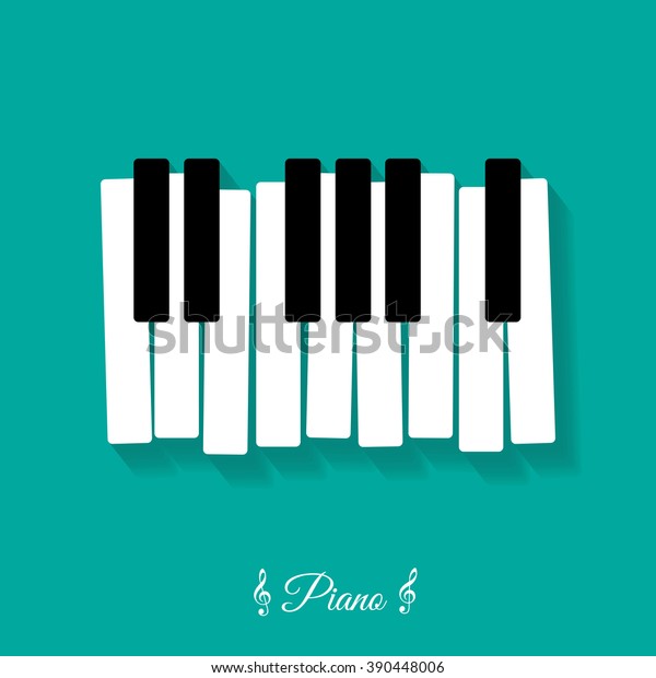 flat symbol piano