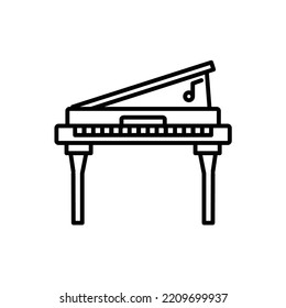 Piano icon design, eps 10