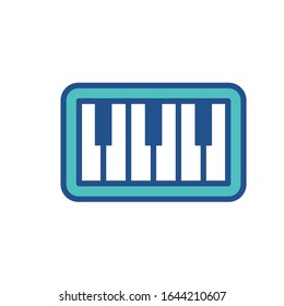 PIANO icon design, flat style icon collection