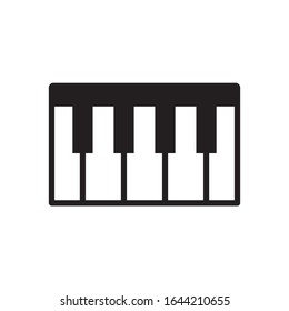 Diseño de iconos PIANO, colección de iconos de estilo plano