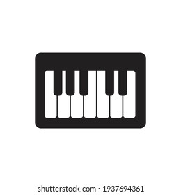 Piano icon design isolated on white background