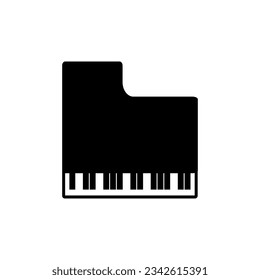 Piano icon design isolated on white background