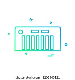 Piano icon design vector
