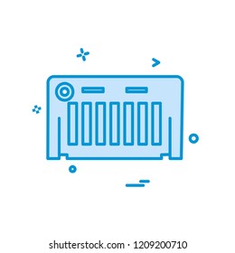 Piano icon design vector