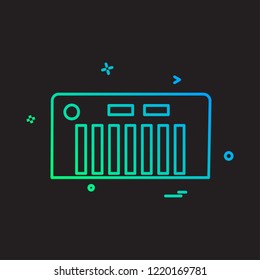 Piano icon design vector