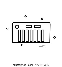 Piano icon design vector